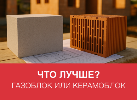 Газоблоки или керамоблоки: сравнение для строительства дома в Тверской области